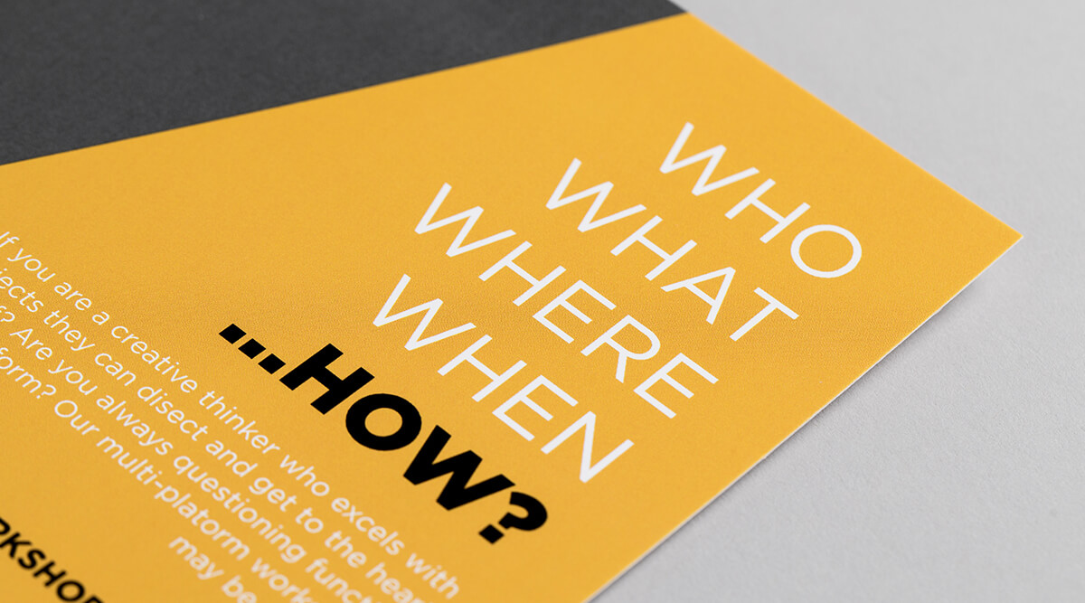 Folded Leaflet Design And Print